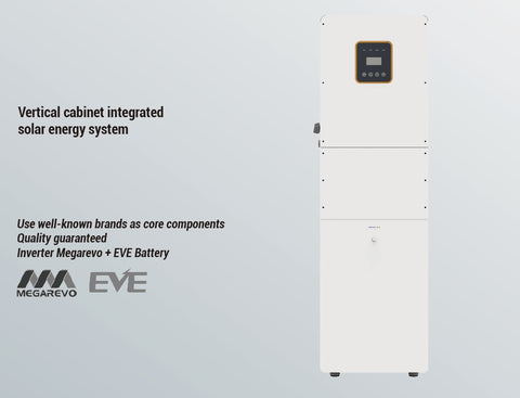 Integrated Hybrid-Grid Solar System 8KVA+10KWh