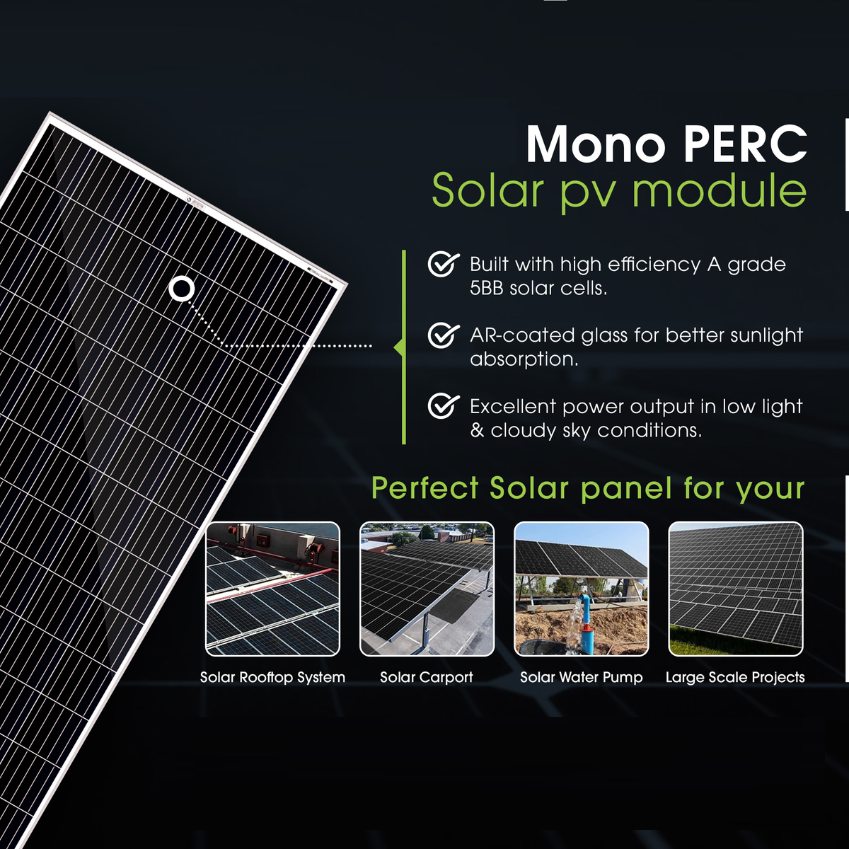 Half-Cell Solar Module 530-550W– LONKING