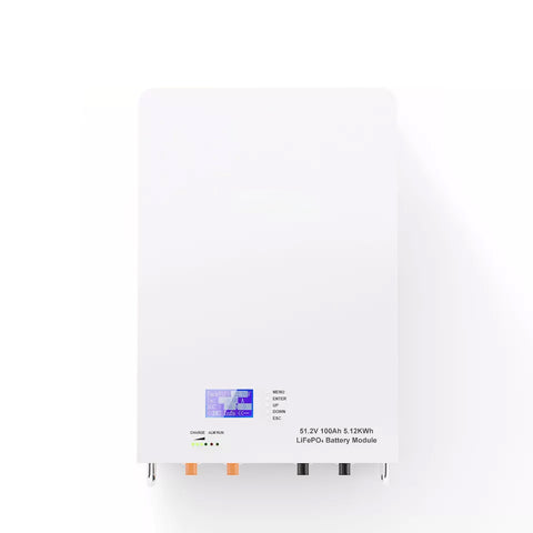 51.2V 100AH Wall Mounted Series Battery LiFePo4