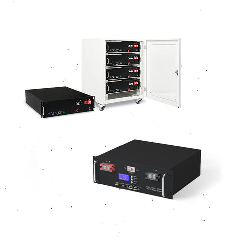 51.2V 100AH LiFePo4 Rack Storage System Modular