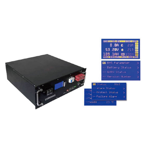 25.6V LiFePo4 Rack Battery 100AH 200AH